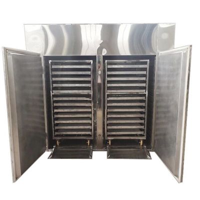 গুণমান  9-15KW Chemical Hot Air Tray Dryer 304SS Industrial Fruit Dehydrator Machine কারখানা