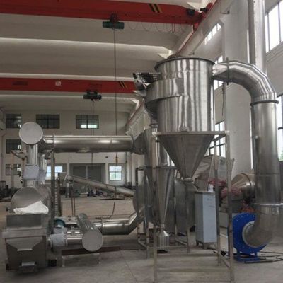 গুণমান  Herbal Medicine Vibratory Fluidized Bed Dryer Lotus Root Powder Yeast Dryer Machine কারখানা