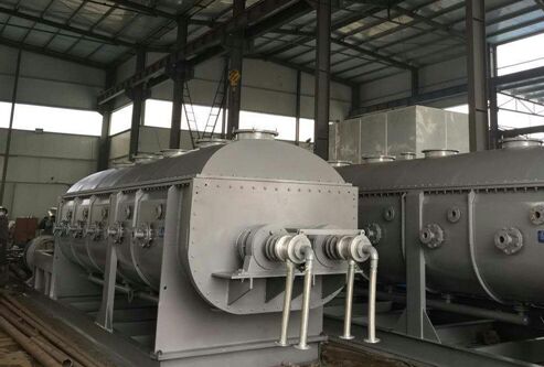 High Efficiency Compact Footprint Paddle Dryer For Industrial Sludge Chemical Processing