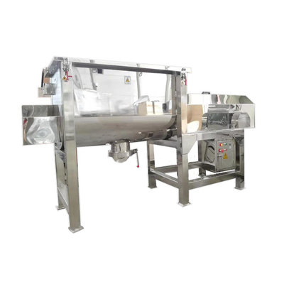 3200kg অনুভূমিক শিল্প সর্পিল মিক্সার স্ক্রু ব্লেড ফিতা মিক্সিং মেশিন