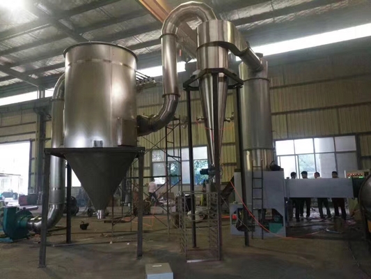 25-60kg/H স্টেইনলেস স্টীল রোটারি ফ্ল্যাশ ড্রায়ার স্ক্রু ফিডিং ইন্ডাস্ট্রিয়াল ড্রাইং মেশিন