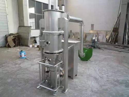 304SS 420L ফ্লুইডাইজড বেড ড্রায়ার গ্রানুলেটিং লেপ শুকানোর মেশিন