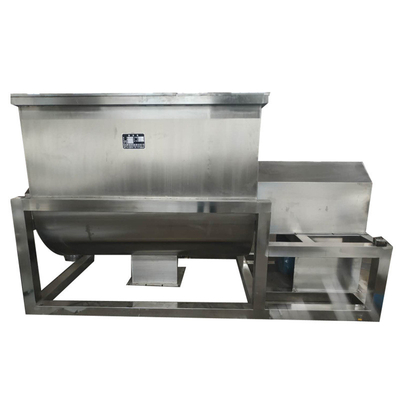 3200kg অনুভূমিক শিল্প সর্পিল মিক্সার স্ক্রু ব্লেড ফিতা মিক্সিং মেশিন