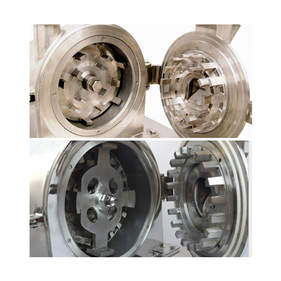 GMP 100-300kg/H ইউনিভার্সাল ক্রাশার এনার্জি সেভিং অ্যাডজাস্টেবল মেশ ফুড পালভারাইজার