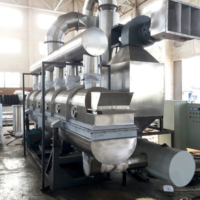 CE গ্লুকোজ ভাইব্রেটিং ফ্লুইড বেড ড্রায়ার 120-140kg/H লবণ শুকানোর মেশিন