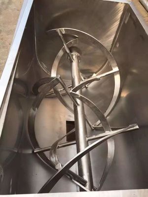 ৫.৫ কিলোওয়াট ৫০০ লিটার মশলা সিজনিং পাউডার পিগমেন্ট পাউডার বাণিজ্যিক ডাবল প্যাডেল হরাইজন্টাল রিবন মিক্সার