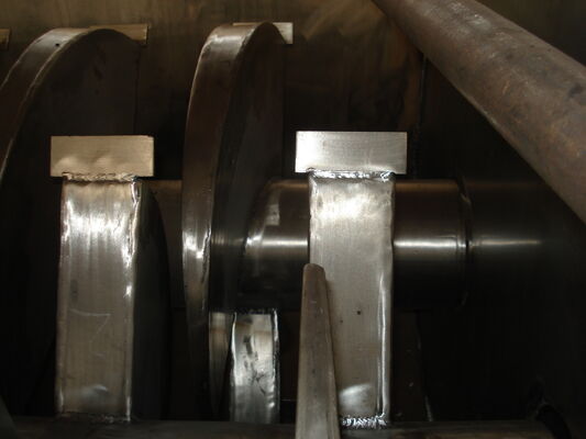 অনুভূমিক স্ল্যাড হোল ব্লেড পেডল ড্রায়ার শক্তি সঞ্চয়