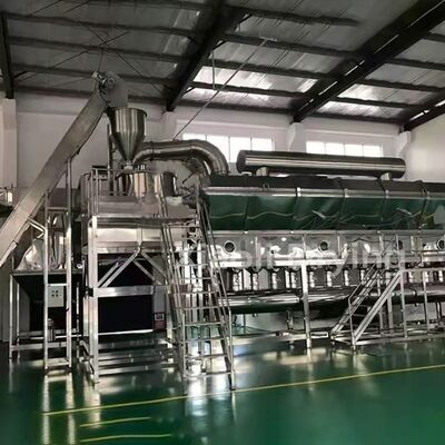 ফার্মাসিউটিক্যাল গ্রানুলের জন্য গরম বায়ু তরল বিছানা ড্রায়ার