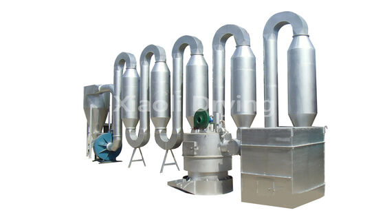 তাপ সংবেদনশীল উপকরণ তাত্ক্ষণিক শুকানোর জন্য QG FG সিরিজ উচ্চ দক্ষতা বায়ুসংক্রান্ত ফ্ল্যাশ ড্রায়ার