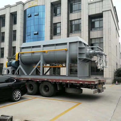 10rpm থেকে 25rpm 4KW ফাঁপা প্যাডেল ড্রায়ার এনার্জি সেভিং স্লাজ শুকানোর মেশিন