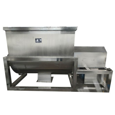 3200kg অনুভূমিক শিল্প সর্পিল মিক্সার স্ক্রু ব্লেড ফিতা মিক্সিং মেশিন