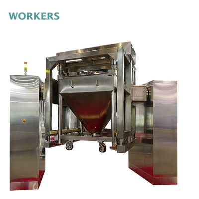 CE 7kW IBC বিন ব্লেন্ডার চালের বীজ শস্য ক্যান্ডি নাট ব্লেন্ডিং মিক্সিং মেশিন