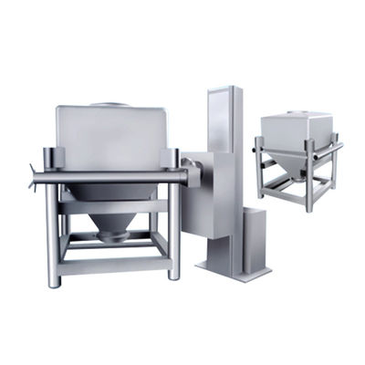 3-10rpm NTC ফুড IBC বিন ব্লেন্ডার স্ক্রু ফিক্সড লিফট হপার মিক্সিং মেশিন