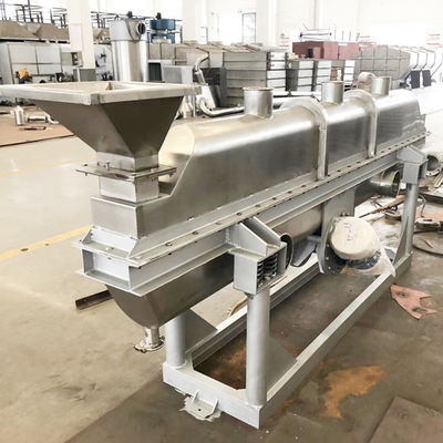 খাদ্য শিল্পে স্টেইনলেস স্টিল ব্রেডক্রাম্ব ভাইব্রেটিং ফ্লুইডাইজড বেড ড্রায়ার