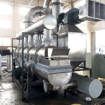 CE গ্লুকোজ ভাইব্রেটিং ফ্লুইড বেড ড্রায়ার 120-140kg/H লবণ শুকানোর মেশিন