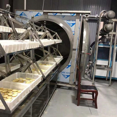 38.4-48kg/H মাইক্রোওয়েভ ভ্যাকুয়াম ডিহাইড্রেটর 304 স্টেইনলেস স্টীল ফল শুকানোর ওভেন